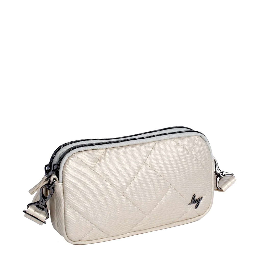 Coupe XL Matte Luxe VL Convertible Crossbody Metallic Champagne NWT